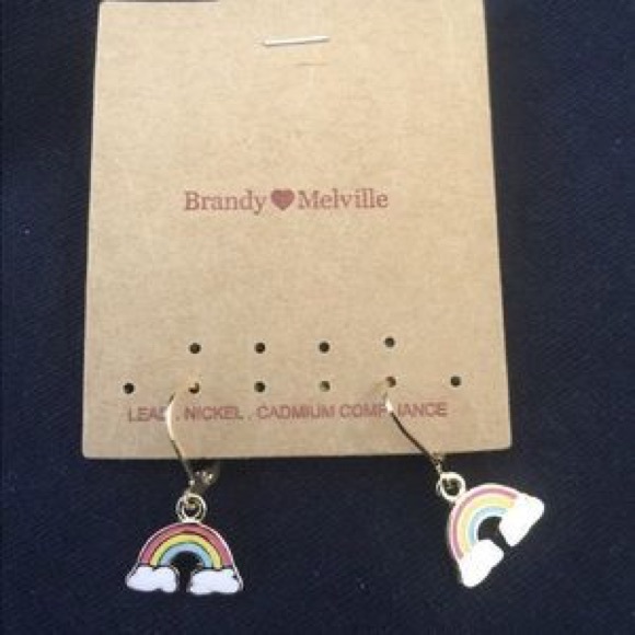 Brandy Melville Jewelry - NEW BRANDY MELVILLE RAINBOW Earrings